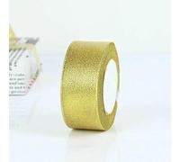 22 metri/rotolo 0,6-5 cm nastro di organza di raso di seta argento oro per matrimoni, nastri decorativi ricamati fai da te con cipolle, forniture per fiocchi - larghezza 4 cm
