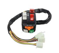22 mm 7/8 "Assemblaggio dell'interruttore di controllo del manubrio universale Compatibile con la maggior parte delle bici Light Horn Kill Kill Button Switch