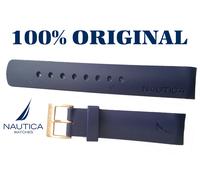 22 MM Autentico Nautica Ntc da Uomo Nst Gomma Silicone Orologio con Cinturino