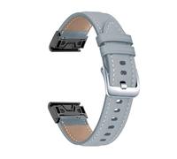 22 mm Genuine Leather Sport Sostituisci cinghia di orologio compatibile con Garmin Fenix 7 6 Pro 5 Marq Epix Approccio S62 945 Bracciale Easy Fit Canda