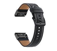 22 mm Genuine Leather Sport Sostituisci cinghia di orologio compatibile con Garmin Fenix 7 6 Pro 5 Marq Epix Approccio S62 945 Bracciale Easy Fit Canda