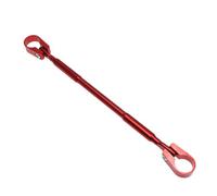 22 mm in alluminio motociclista in motocicletta del manubrio del manubrio di supporto regolabile a barra del morsetto del morsetto fascio di bilancio compatibile con la maggior parte del manubrio(Red)