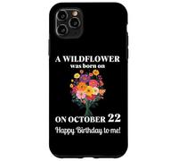 22 ottobre Nascita Fiore Calendula Cosmo Bouquet Compleanno Custodia per iPhone 11 Pro Max