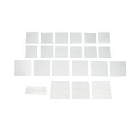 22 Pcs Quilting Template Set | Hollow Transparent Frosted PP Stencils for Sewing/Embroidery/Quilting | Reusable Craft Tools with 22 Gorgeous Patterns
