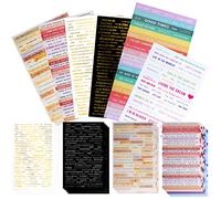 22 Pezzi Adesivi per Scrapbooking, Ticeed Frasi Inglese Adesivi Vintage Citazioni Scrapbooking Fai da Te Decorazione Scrapbooking per Diario Calendario Junk Journal, 6 Stili