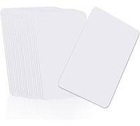 22 pezzi Carta in PVC Card, Bianco PVC Cards Scheda Formato CR80 Stampabili e Impermeabili, 86 mm x 54 mm Card Plus PVC Plastica Scheda Spessore 760 Micron per Stampanti per Carta d'identità