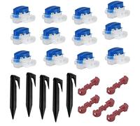 22 pezzi connettore cavo gancio di terra ant clip di cablaggio, connettore del cavo, accessori connettore del cavo per tosaerba robot, connettore impermeabile 314