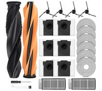 22 pezzi di accessori per aspirapolvere robot Dreame X50 Ultra Complete/L50 Pro Ultra/X50 Master/L40s Pro Ultra, 2 spazzole principali, 6 sacchetti per la polvere, 6 panni per la pulizia, 2 filtri, 4