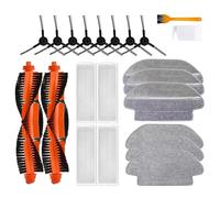 22 pezzi di ricambio compatibili con Viomi V2 V3 SE Conga 3490 3690 Xiaomi Mi Robot Vacuum-Mop Pro STYTJ02YM STYJ02YM S10 3C Accessori Spazzola laterale principale Filtro HEPA Mop