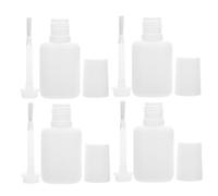 22 Pezzi Flacone per Unghie 10ml in Plastica Bianca | Contenitore Vuoto per Manicure, Chiusura Anti Perdita, per Riporre e Travasare Prodotti, Set da 22 Pezzi