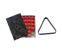 22 pezzi Mini Biliardo Snooker Palle Set Completo per Gioco Ricreativo Sala