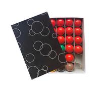 22 pezzi Mini Biliardo Snooker Palle Set Completo per Gioco Ricreativo Sala