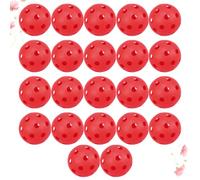 22 Pezzi Pallina da Golf Fori, Set Pratico in Pe Rosso per Interno | Fori di Precisione, Alta Visibilità in Luce Fioca, Uso Interno ed Esterno, per Giocatori di Ogni Età