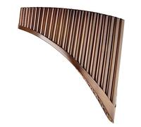 22 Pipes Pan Flauto C Key Pan Pipes Strumento A Fiato Bamboo Pan Flauto Flauto Di Pan Per Adulti (Color : Left)