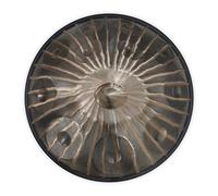 22 pollici Heavy Handpan Steel Drum - New Craft, D Minor 12 Note Hand Drum Percussion con Borsa/Mazzuole/Staffa/Decorazione Rattan, Regalo per Appassionati e Principianti