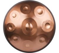 22 pollici Steel Harmonic Handpan Drum in D Major, 9/10 Tones, with Soft Handpan Bag, Harmonious Percussion for Sound Healing, Personal Meditation, Yoga (oro)