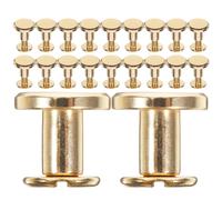 22 rivetti a vite per lavorazione della pelle - Viti Chicago Binding M3x8mm -