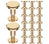 22 rivetti a vite per lavorazione della pelle - Viti Chicago Binding M3x8mm -