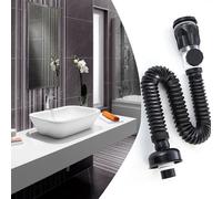 22) Scarico lavabo bagno tipo pressa struttura ottone e acciaio inox