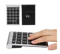 22 Tasti Numerici Tastiera, Portatile 2,4 G di Numeri Wireless con Ricevitore USB, per Immissione dei Dati di contabilità Finanziaria, Laptop PC Notebook (d'argento)