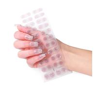 22 Tipici/fogli Strisce Per Smalto Donne Adesivi A Colori Caldi Auto-impacchi Adesivi Gel D'arte