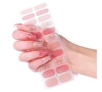 22 Tipici/fogli Strisce Per Smalto Donne Adesivi A Colori Caldi Auto-impacchi Adesivi Gel D'arte