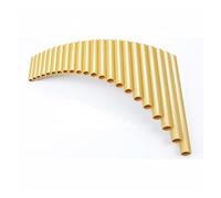 22 Tubi Flauti Di Pan In Plastica ABS G Key Pan Pipes Strumenti Musicali Fatti A Mano Flauto Di Pan Flauti Di Pan A Destra/sinistra (Color : Golden Left hand)