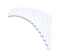 22 Tubi Flauti Di Pan In Plastica ABS G Key Pan Tubi Strumenti Musicali Popolari Fatti A Mano Flauto Di Pan Flauti Di Pan Per Mano Destra/sinistra flauto di pan principianti (Color : White Left)