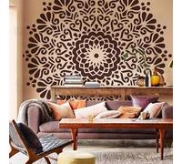 220 cm gigante mandala enorme stencil rotondi modelli per pareti da dipingere sulla parete decorazione pittura riutilizzabile mattoni mobili intonaco lavatrice decorazione portatile