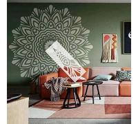220 cm Mandala enorme fiore gigante stencil rotondi modelli da dipingere per pareti sulla parete decorare decorazioni riutilizzabili artigianato pittura decorativa S550