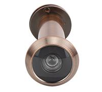 220 Degree Door Viewer with Back Cover | Security for Wood/Fiberglass/Metal Doors | Wide Angle Peephole for Home, 55-90mm Thickness (Extended 16mm red ancient aperture 16-23 door)