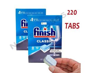 220 PASTIGLIE LAVASTOVIGLIE TABS DETERSIVO FINISH CLASSIC PULIZIA QUOTIDIANA