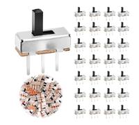 220 Pezzi Interruttore a Scorrimento, Micro Miniatura Interruttore SPDT 3 Pin 2 Posizione interruttori a scorrimento verticale,0.5A 50V DC Micro Interruttore a Scorrimento Verticale,SS12D00 G6