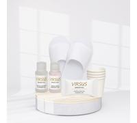220 Pezzi KIT Cortesia Intimo Shampoo Pantofole Bicchieri Cuffie