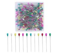 220 pezzi spille lunghe con testa, spilli da sarta, spilli con testa colorata, multicolore, per fai da te, cucito, decorazioni, gioielli, cucito, ricamo