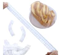 220 sacchetti per alimenti riutilizzabili in plastica con elastico, coperchi elastici per alimenti usa e getta