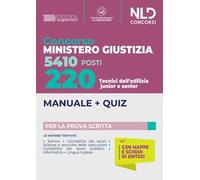 220 tecnici edilizia junior e senior Ministero Giustizia 2022. Con software di simulazione