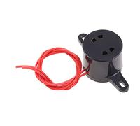 220 V Elettronico Buzzer Allarme Continuo Beep Tono Allarme Per Casa Scuola Ospedale Nero