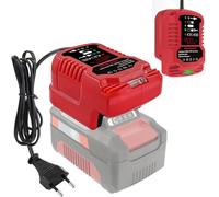 220 V per Einhell batteria 18 V caricabatterie, mini caricabatterie di ricambio per Einhell PXC 18 Volt batteria 4511396 4511437 4511437OVP PXBP-300 PXBP-600 (senza batteria)