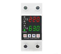 220 V regolabile OverUnder tensione & protezione di sovracorrente per guida DIN salvaguardare efficacemente i dispositivi elettrici