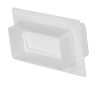 220 x 55 mm, sistema di ventilazione a canale piatto, connettore con valvola di ritorno, connettore con flangia