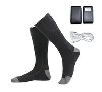 2200/4000mAh Inverno Caldo Elettrico Riscaldato Calze Uomini Donne Termico Piedi Scaldamuscoli All'aperto Ciclismo Sci Riscaldamento Calze Elettriche Scaldapiedi Per Le