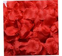 2200 petali di rosa rossa 1, 8x1, 8 '' tessuto non tessuto realistico petali di rosa facile fiore rosso fai-da-te senza manutenzione per matrimoni, coriandoli, date romantiche e proposte