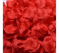 2200PCS Red Rose Petals 1.8x1.8'' Realistic Non-Woven Fabric Rose Petals Easy DIY Red Flower with No Maintainance for Weddings, Confetti, Romantic Dates and Proposals