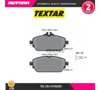 2203101 Kit pastiglie freno, Freno a disco anteriore (MARCA TEXTAR)..