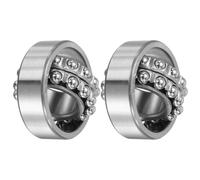 2206 Allineante Sfera Cuscinetti 30mmx62mmx20mm Doppia filo Apri Tipo 2pz