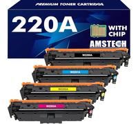220A 220X Toner: Compatibile per HP 220A Toner Color Laserjet Pro MFP 4302dw 4302fdw 4202dw 4202dn 4302fdn Nero Ciano Giallo Magenta, W2200A W2201A W2202A W2203A Con Chip 4PK