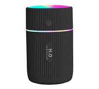 220ml Mini Mute Diffusore D'aria Nebbia Purificatore Aroma Air Umidificatore Nero