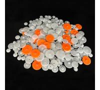 220PCS Modulo 0.5 Ingranaggi in Plastica Singe Gear Doppio Ingranaggio Piccolo Motore per Motore DC RC Auto Robot Gear Sostituzione FAI DA TE Modello Giocattoli Ingranaggi Motore Elettrico