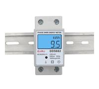 220v/110v 80A Guida Din Retroilluminazione Display LCD Digitale Tensione Corrente Potenza Contatore di Energia Tester di Elettricità Voltmetro Amperometro(With Backlight,110V)
